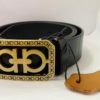 Quality Designer Leather Belt - Black