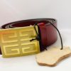 Quality Designer Leather Belt - Brown - Image 4