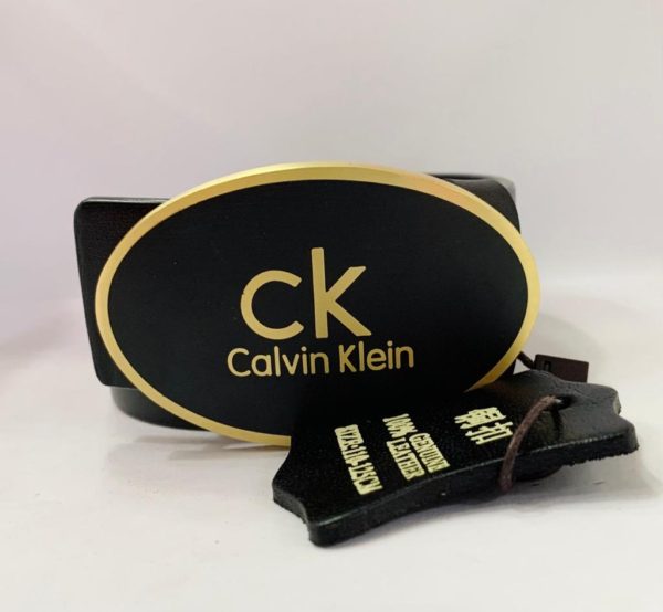 Quality Designer Leather Belt - Black