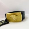 Quality Designer Leather Belt - Black - Image 3