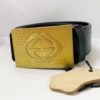 Quality Designer Leather Belt - Black - Image 4