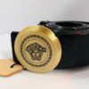 Quality Designer Leather Belt - Black - Image 2