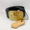 Quality Designer Leather Belt - Black