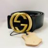 Quality Designer Leather Belt - Black - Image 4