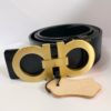 Quality Designer Leather Belt - Black - Image 5
