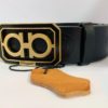 Quality Designer Leather Belt - Black - Image 3