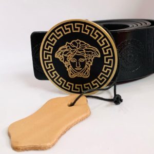Quality Designer Leather Belt - Black